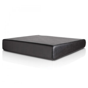 Cuscino di rialzo rivestito in sky eco pelle nero
