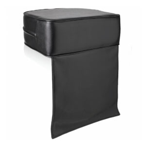 Cuscino di rialzo rivestito in sky eco pelle nero