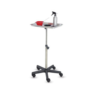 Carrello con vassoio alluminio DEE